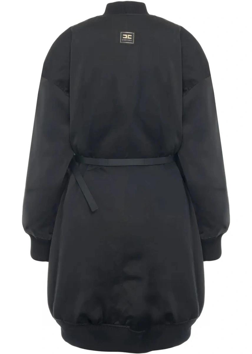 Geaca Parka Elisabetta Franchi neagra - Img 3