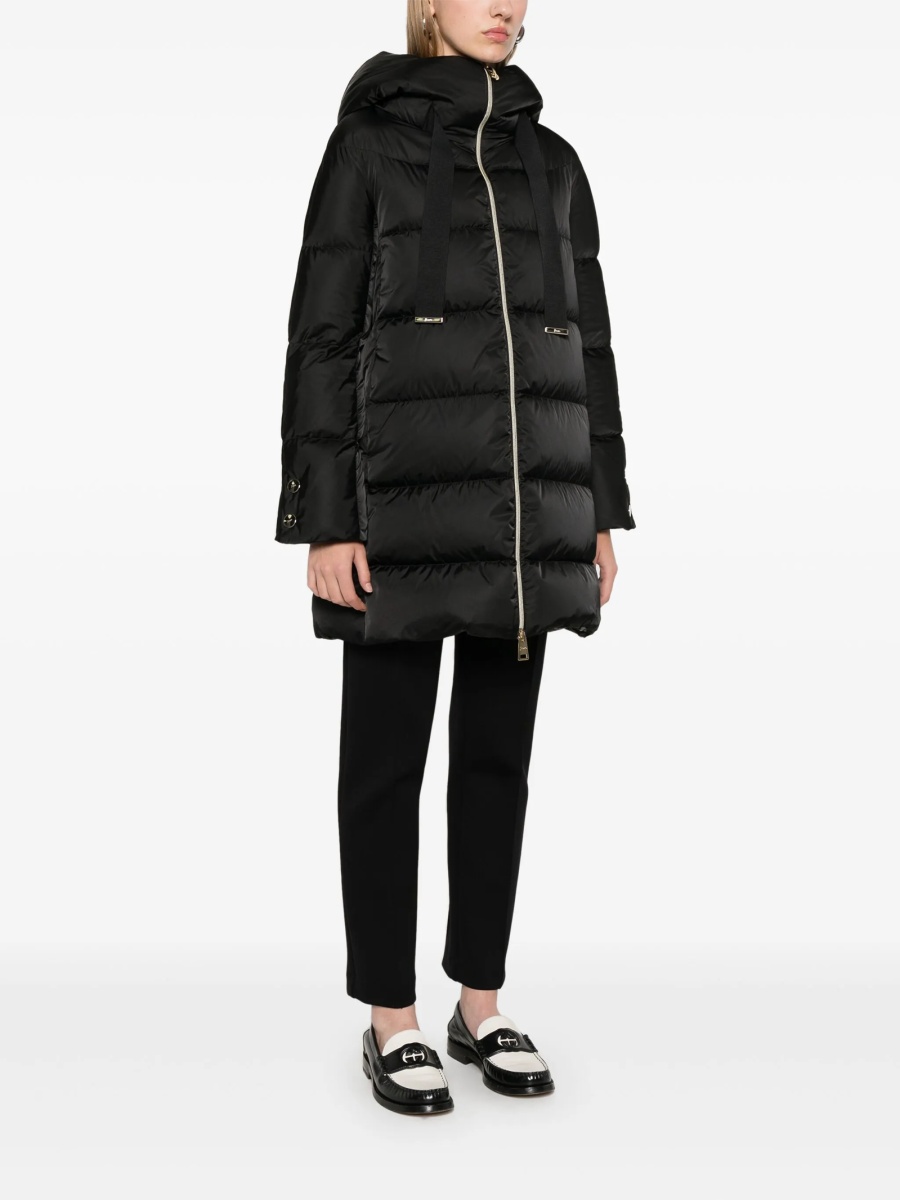 Geaca Parka Herno neagra din polyester - Img 3