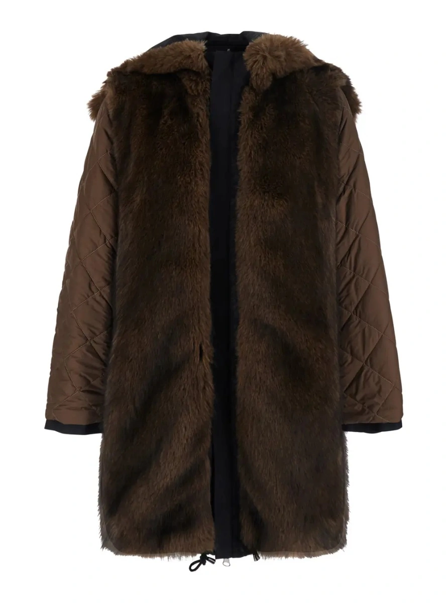 Geaca Parka VALENTINI 1972 neagra din bumbac - Img 4