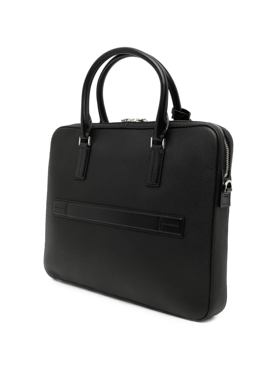 Geanta de laptop Tom Ford neagra din piele - Img 2