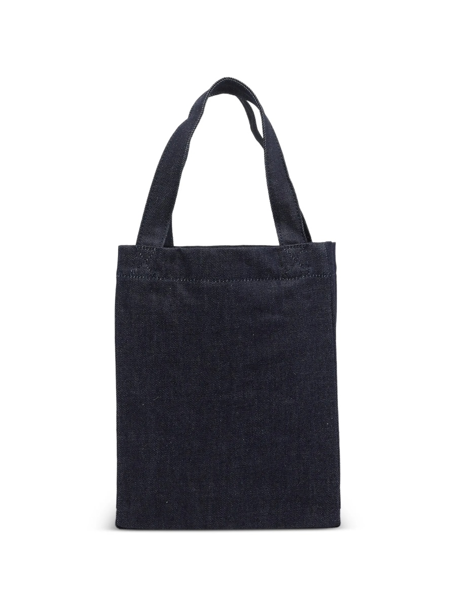 Geanta de mana A.P.C. albastra din bumbac - Img 2