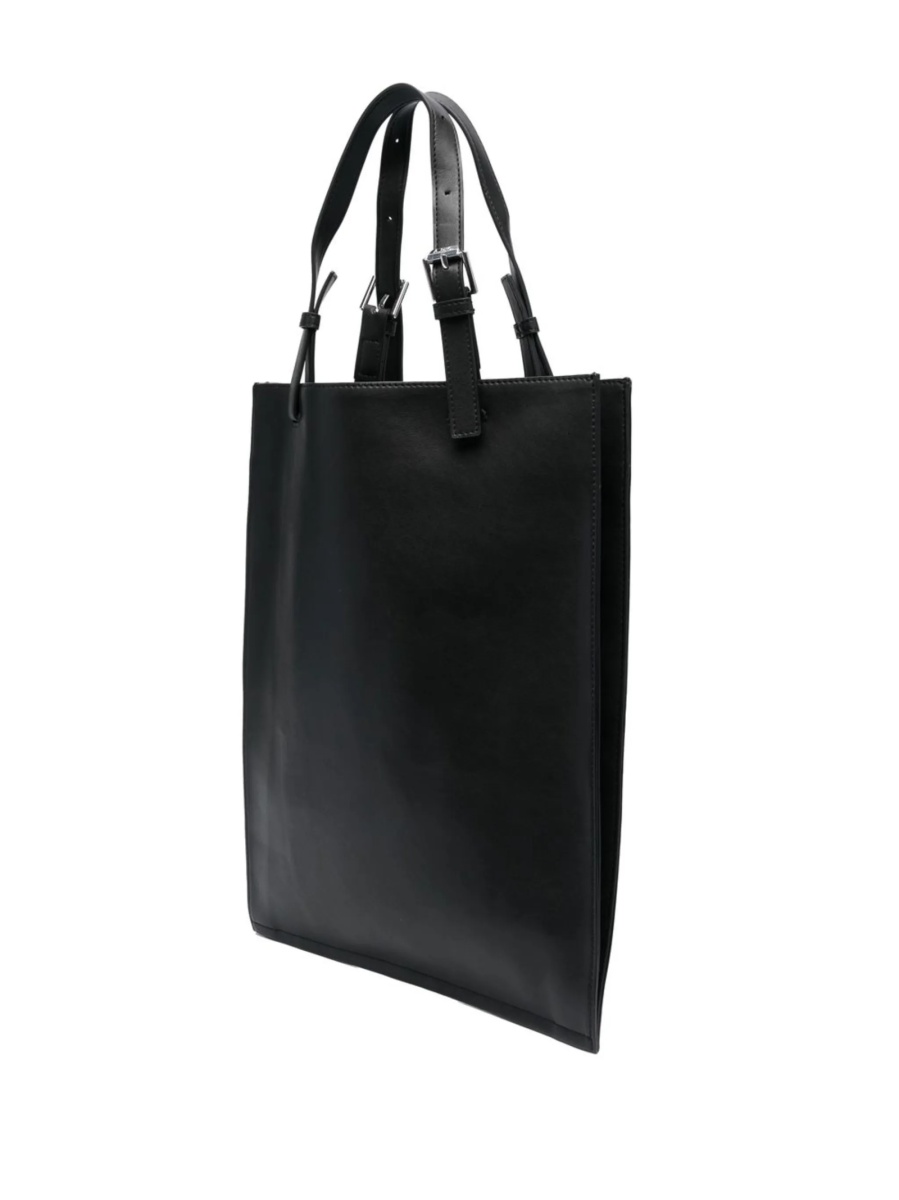 Geanta de mana A.P.C. neagra din polyester si poliuretan - Img 3