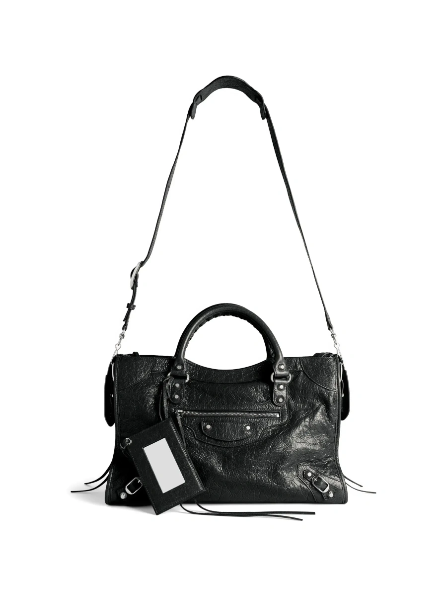 Geanta de mana Balenciaga 'City' neagra - Img 6