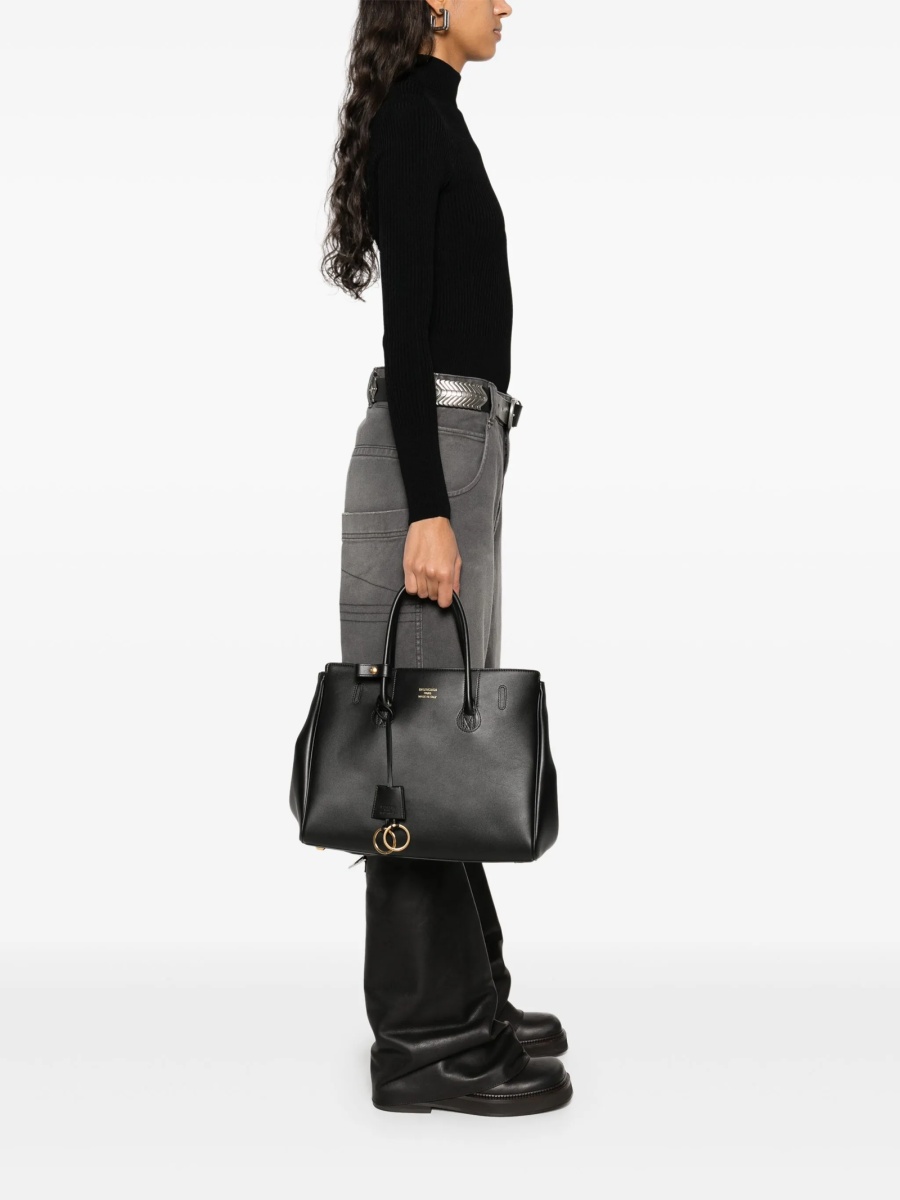 Geanta de mana Balenciaga neagra din piele - Img 2