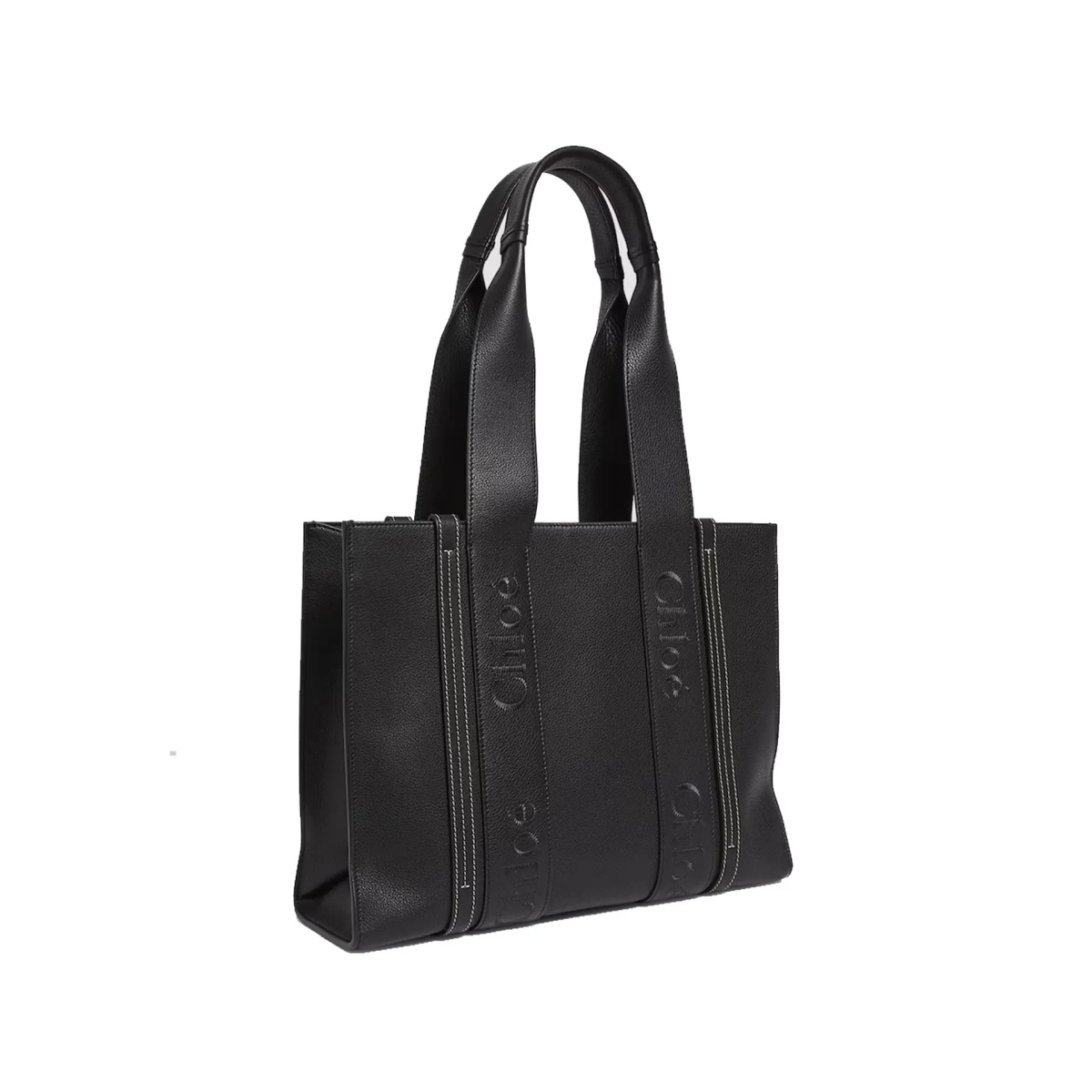 Geanta de mana Chloe Woody Medium Leather Tote Bag - Img 2