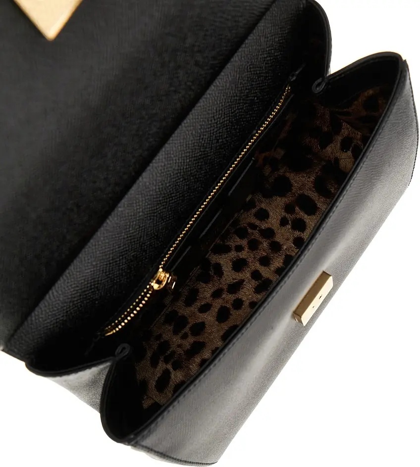 Geanta de mana Dauphine leather large 'Sicily' bag - Img 3