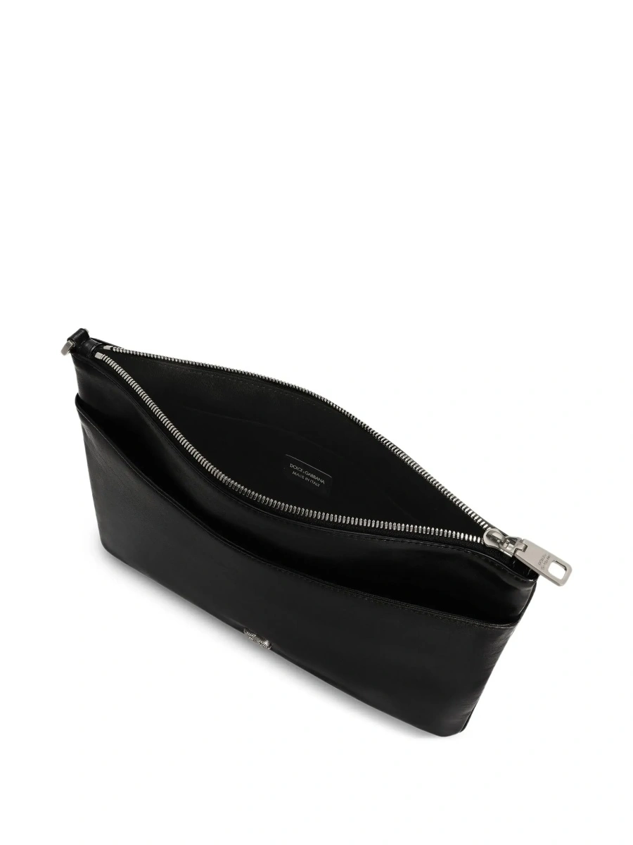 Geanta de mana Dolce &amp; Gabbana neagra din piele - Img 6