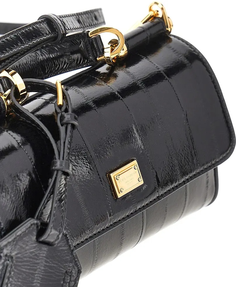 Geanta de mana Eel leather mini 'My Sicily' bag - Img 4