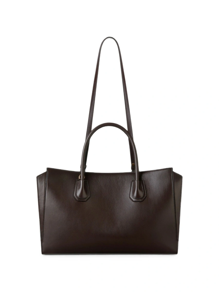 Geanta de mana Givenchy antigona maro din piele - Img 3