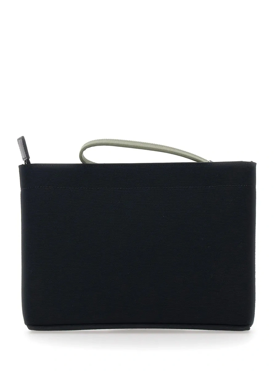 Geanta de mana Givenchy neagra din bumbac - Img 2