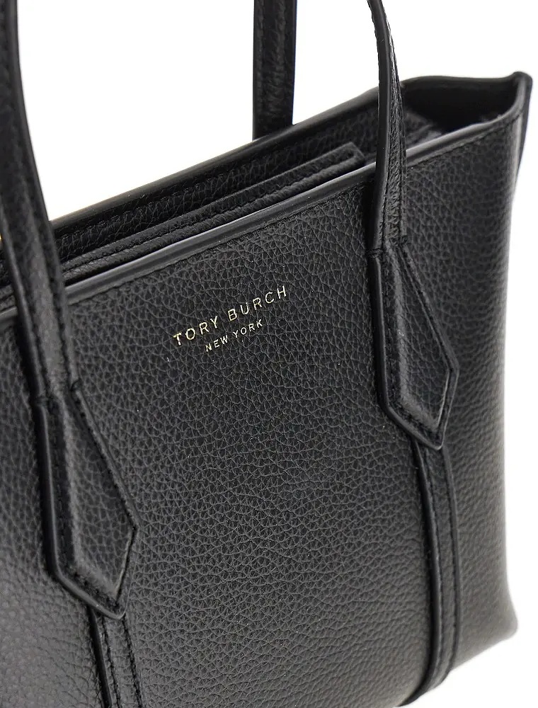Geanta de mana Grained leather 'Perry' mini shopping bag - Img 4