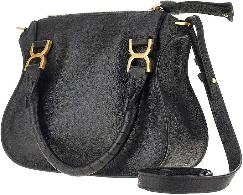 Geanta de mana Grained leather small 'Marcie' bag - Img 2