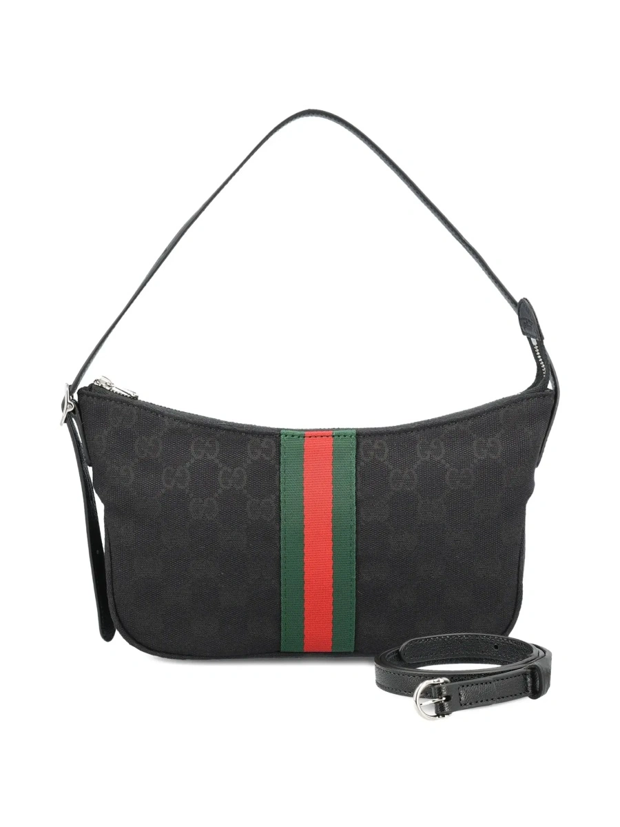 Geanta de mana Gucci neagra din piele - Img 4