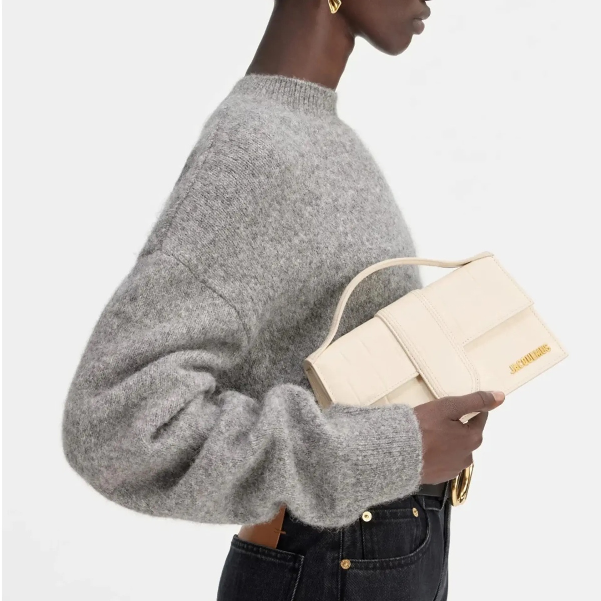 Geanta de mana Jacquemus Le Grand Bambino Bag - Img 3