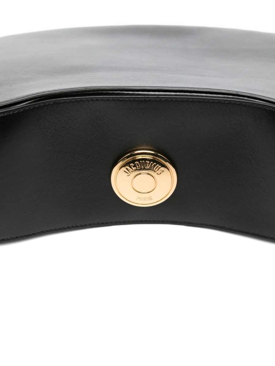 Geanta de mana JACQUEMUS neagra din piele - Img 4