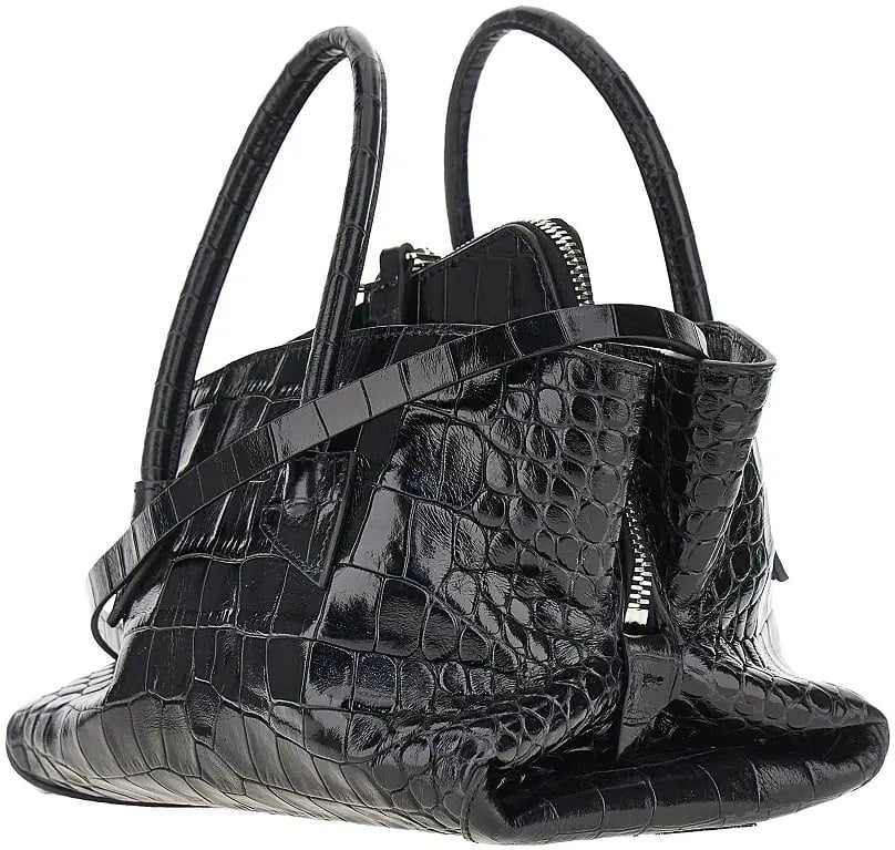 Geanta de mana Leather mini 'La Passeggiata' bag - Img 2