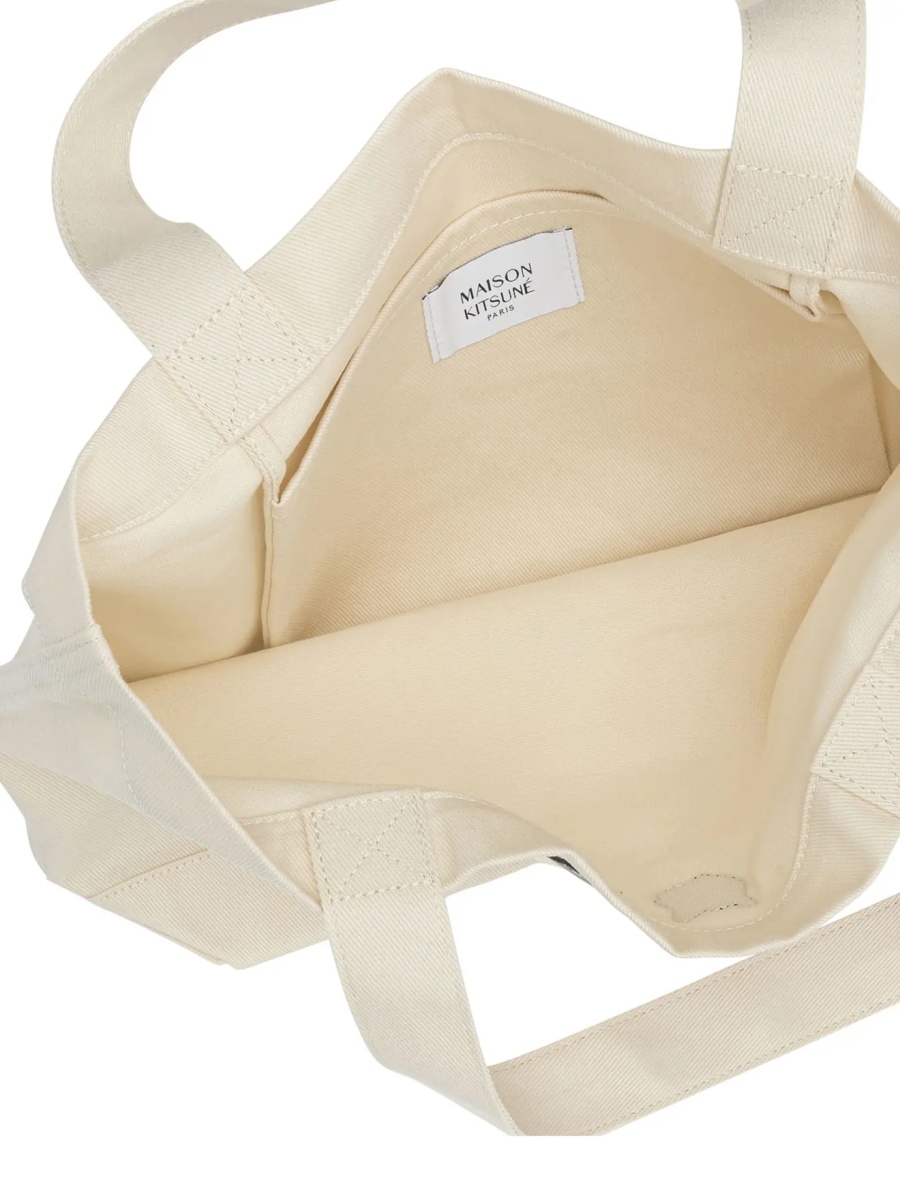 Geanta de mana MAISON KITSUNÉ "Double Fox Head" Large Handbag - Img 4