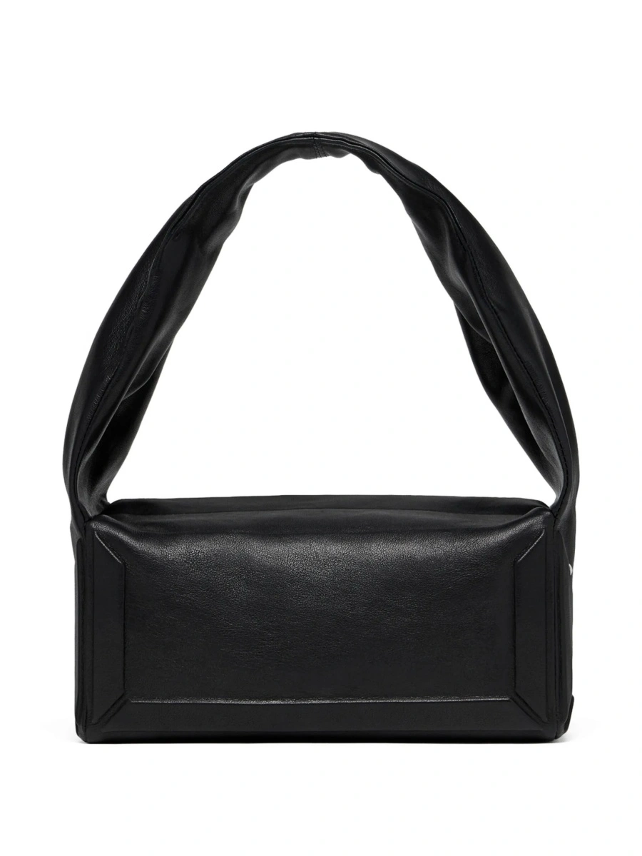 Geanta de mana Maison Margiela neagra din piele - Img 4