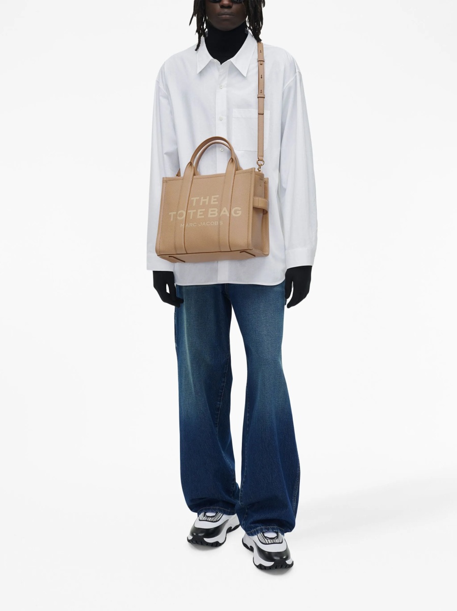 Geanta de mana Marc Jacobs maro din piele - Img 2
