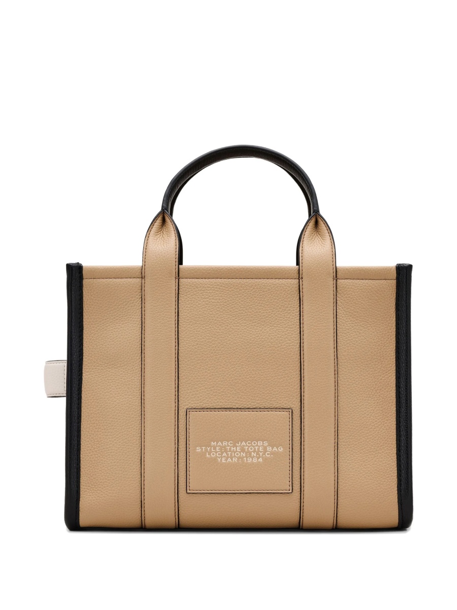 Geanta de mana Marc Jacobs neutra din piele - Img 4