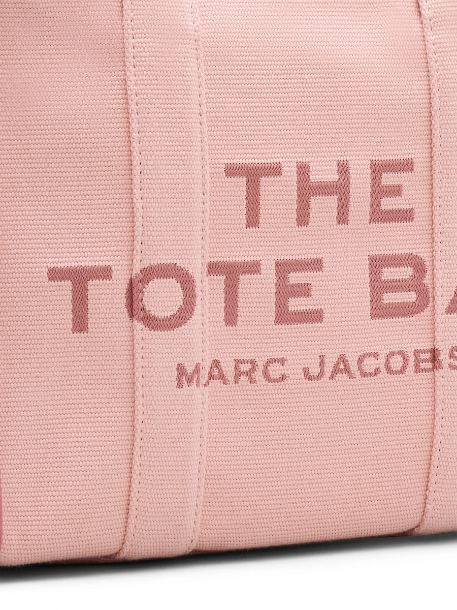 Geanta de mana Marc Jacobs roz din bumbac si polyester - Img 3