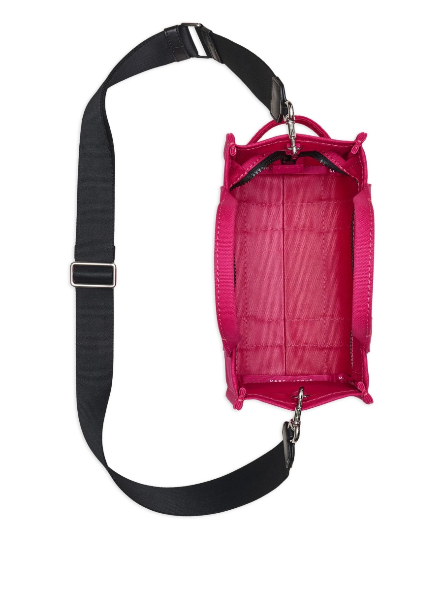 Geanta de mana Marc Jacobs roz din bumbac - Img 5