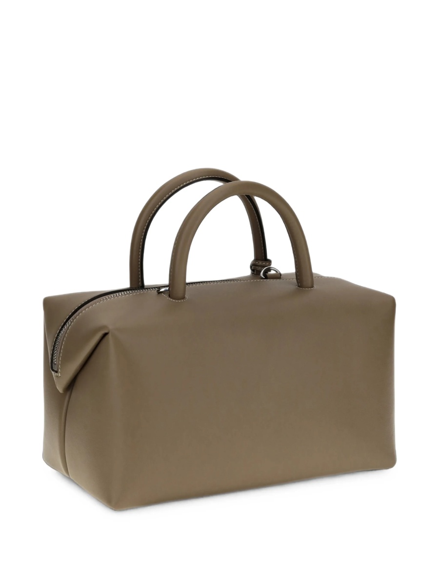 Geanta de mana Max Mara verde din piele - Img 3