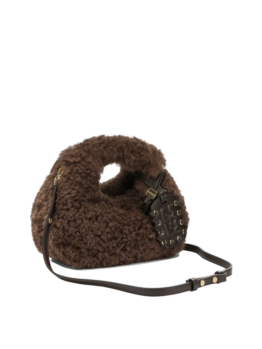 Geanta de mana "Mini Hobo Faux Fur" Small Handbag - Img 2
