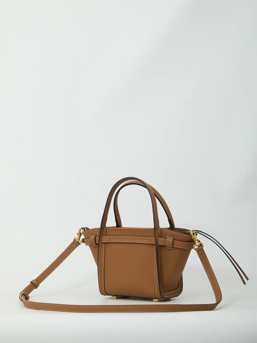 Geanta de mana Mini Leather Shopping Bag - Img 2