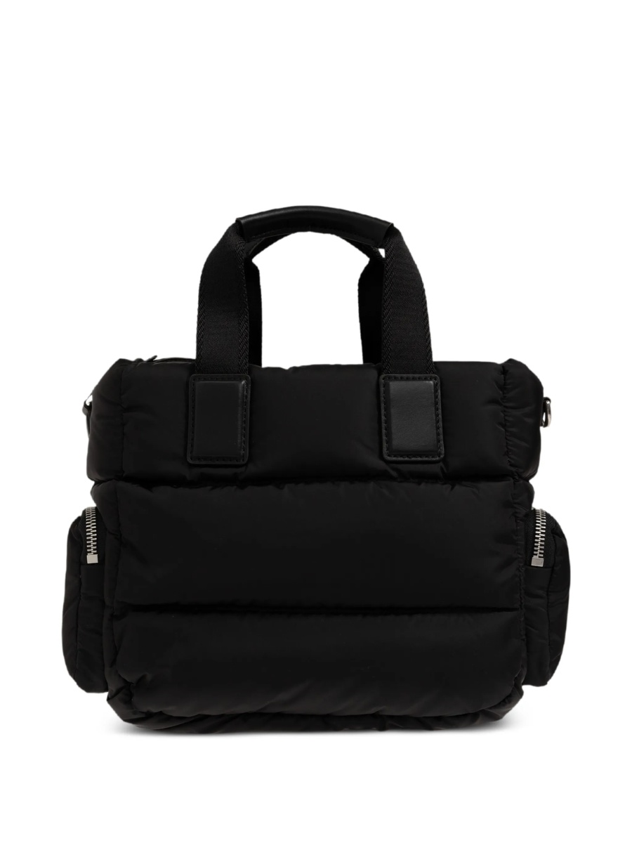 Geanta de mana Moncler neagra din nylon - Img 3