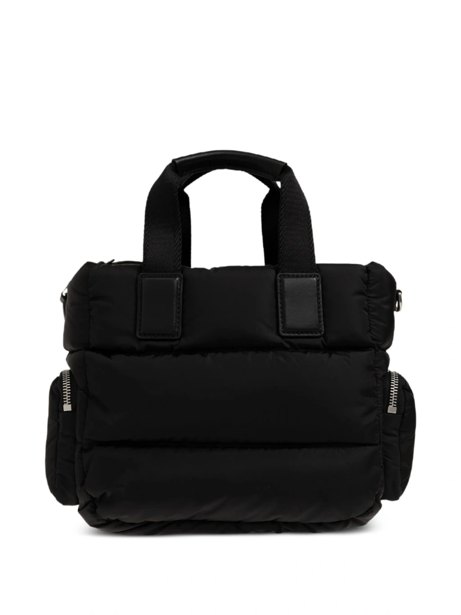 Geanta de mana Moncler neagra din nylon - Img 3