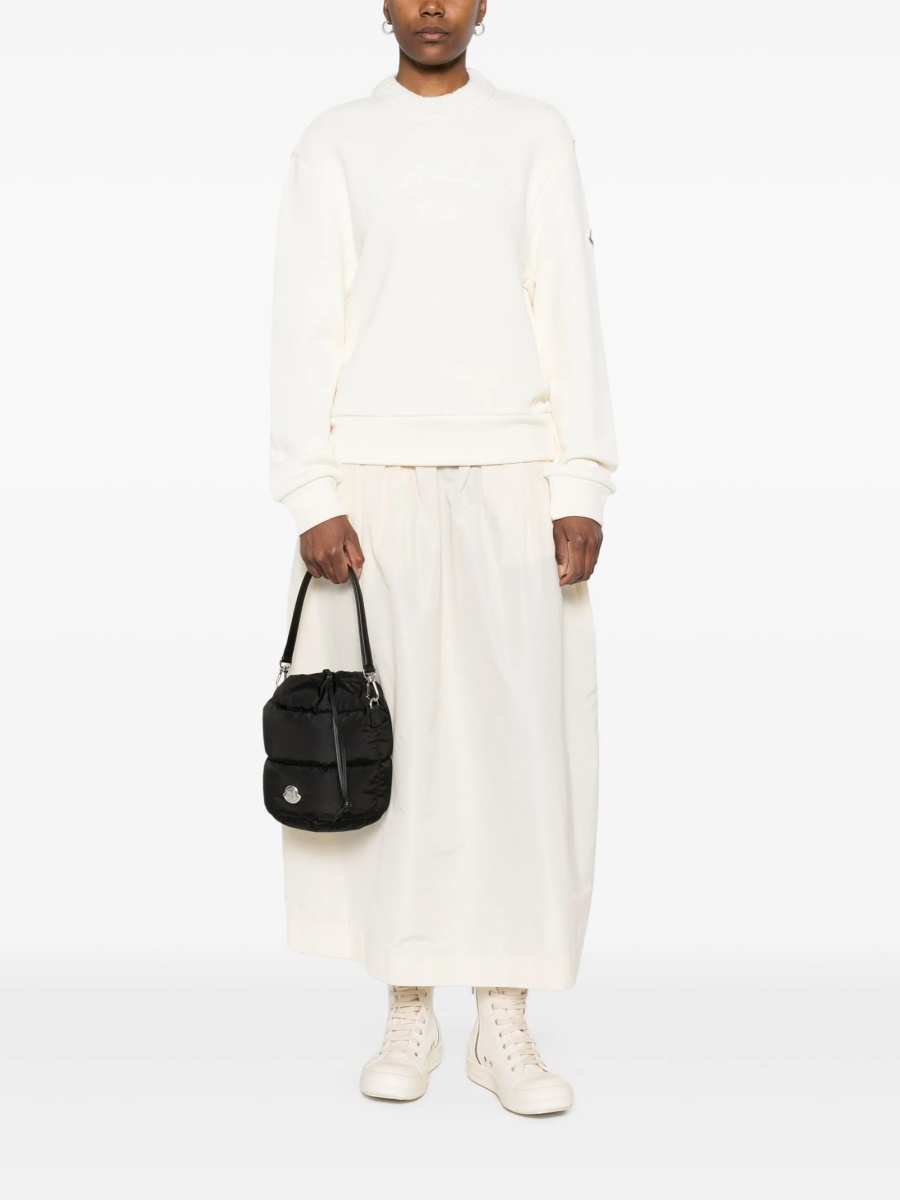 Geanta de mana Moncler neagra din poliamida - Img 2