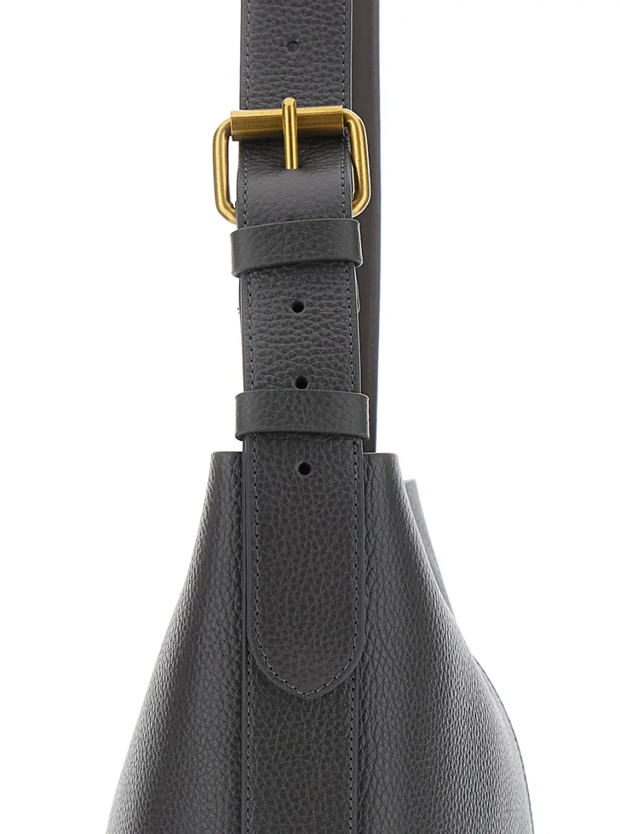 Geanta de mana SAUDADE MINI Bag in brown leather unisex - Img 3