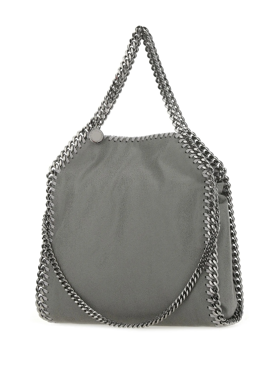 Geanta de mana Stella McCartney falabella gri din poliester reciclat si polyester - Img 3