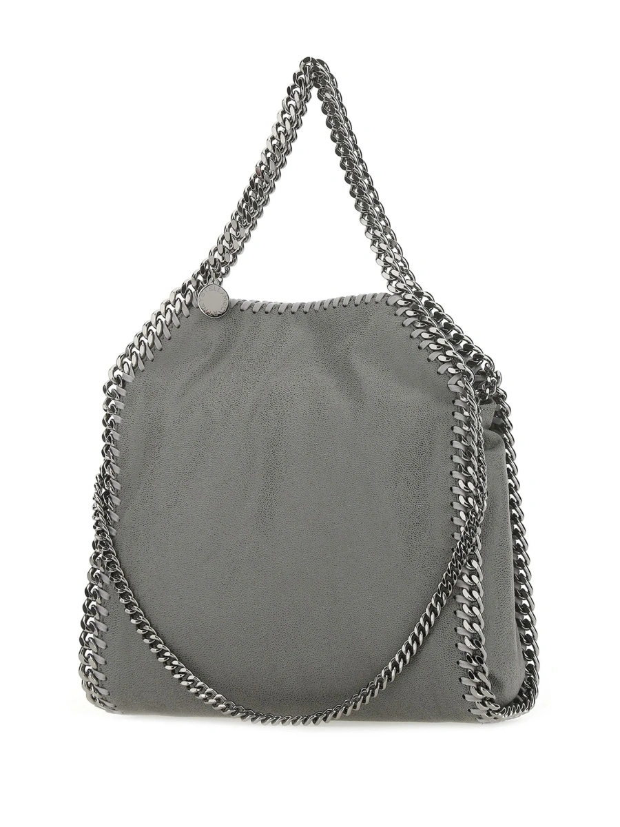Geanta de mana Stella McCartney falabella gri din poliester reciclat si polyester - Img 3