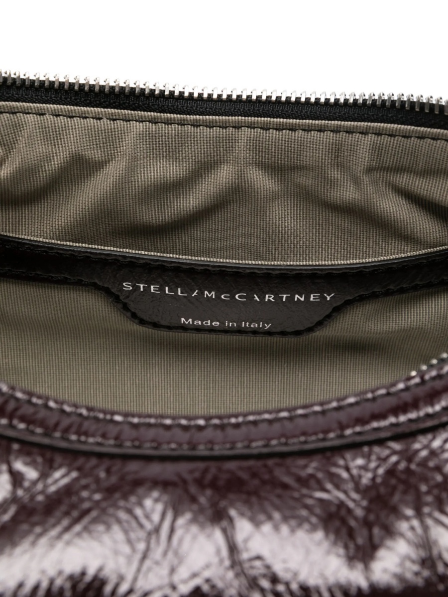 Geanta de mana Stella McCartney violet din bumbac si poliamida - Img 5