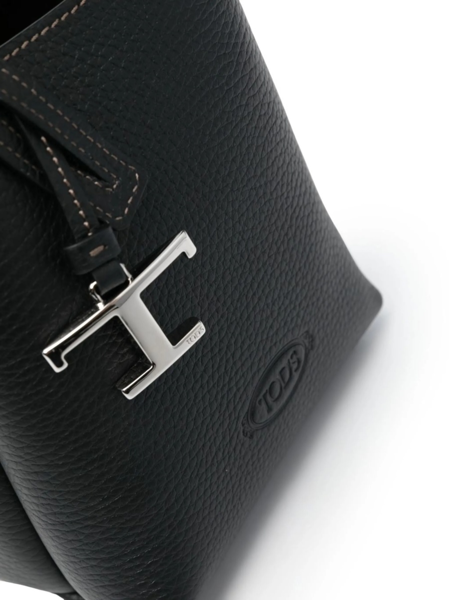 Geanta de mana TOD'S neagra din piele - Img 5