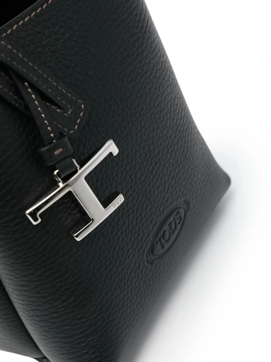 Geanta de mana TOD'S neagra din piele - Img 5