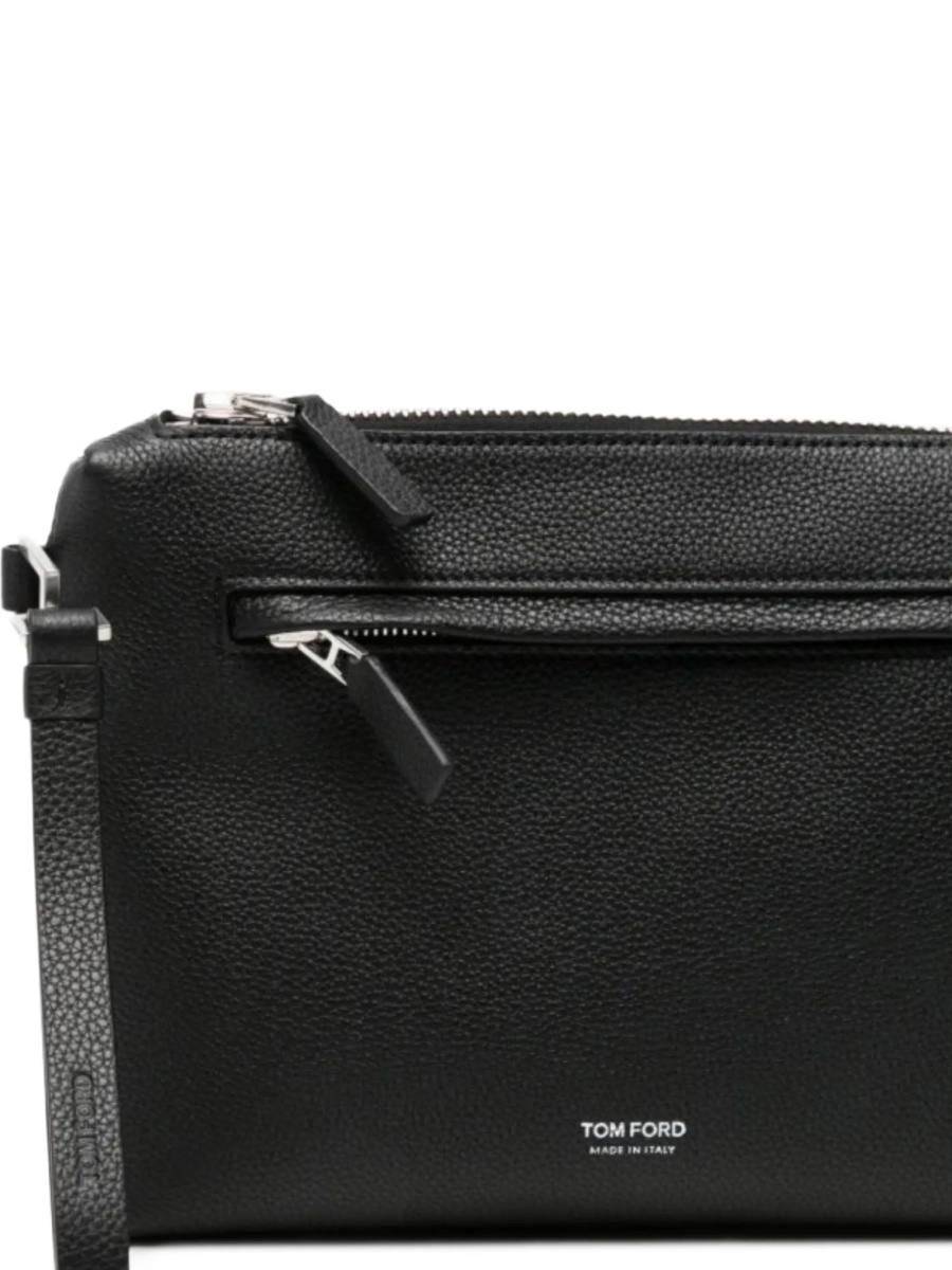 Geanta de mana Tom Ford neagra din piele - Img 3