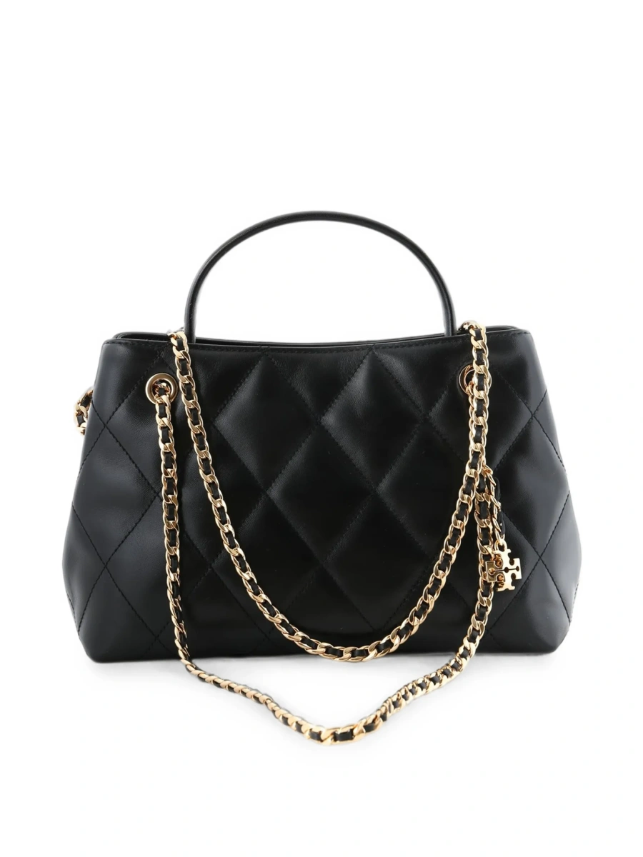 Geanta de mana Tory Burch fleming neagra din piele - Img 2