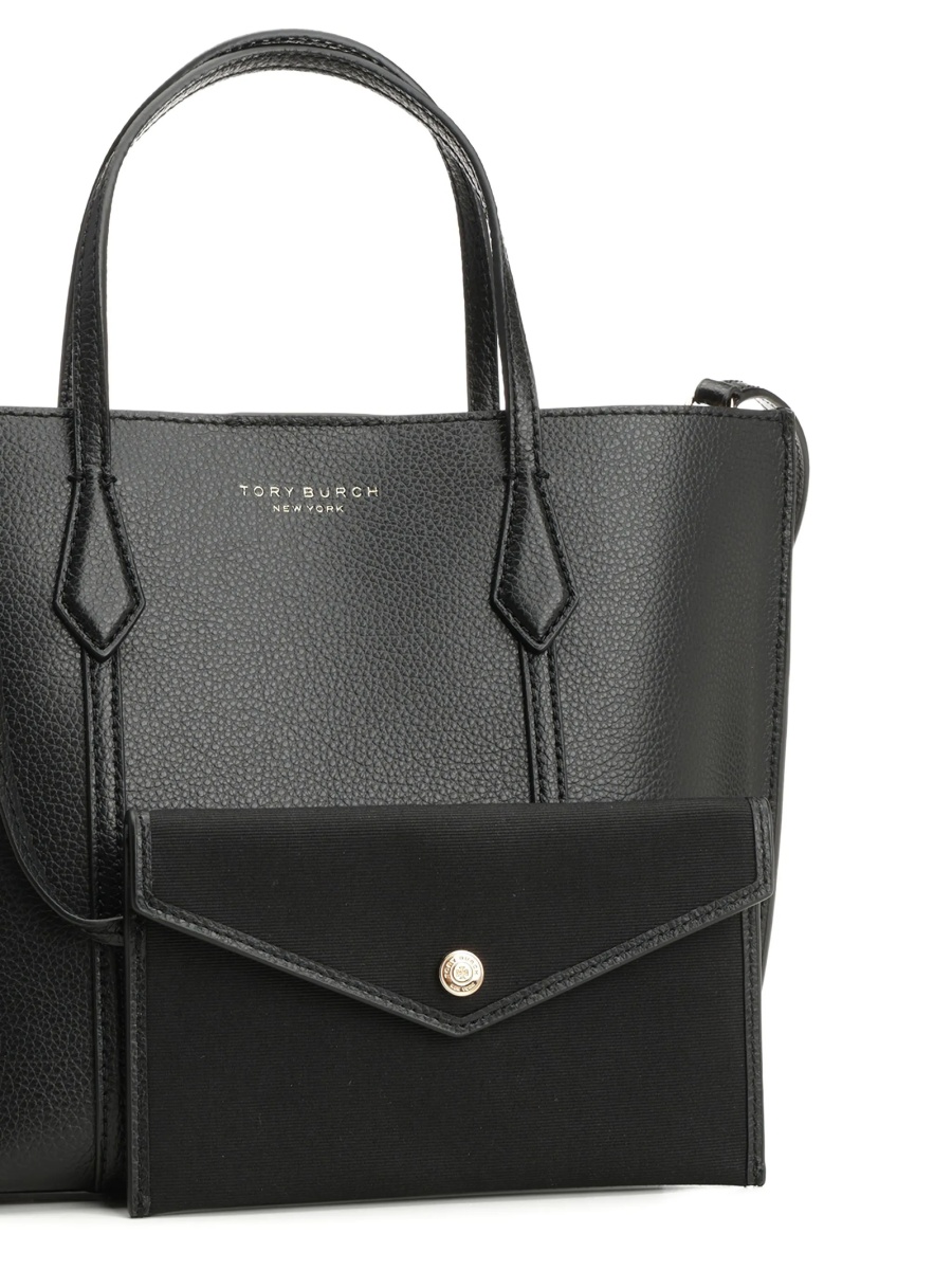 Geanta de mana Tory Burch neagra din piele - Img 4