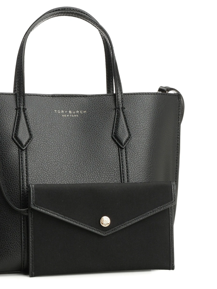 Geanta de mana Tory Burch neagra din piele - Img 4