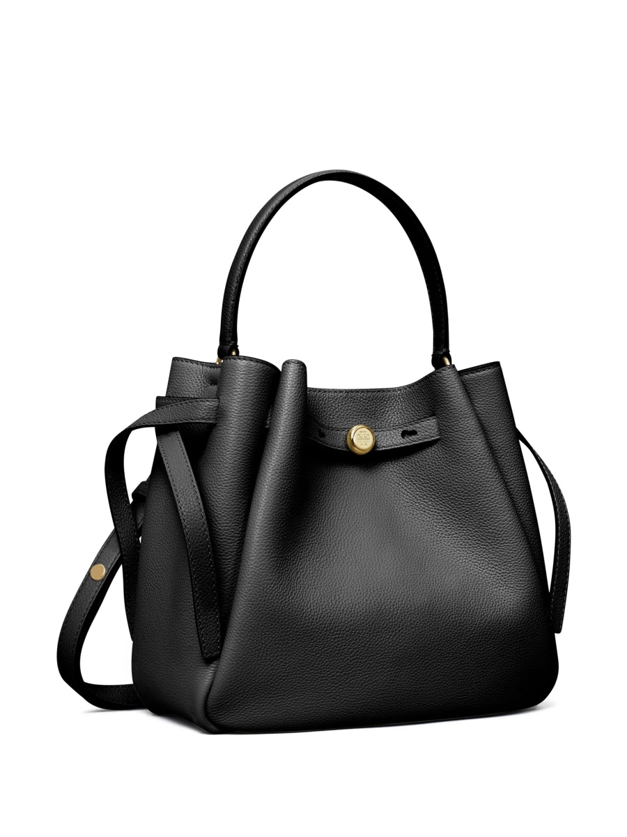 Geanta de mana Tory Burch neagra din piele - Img 5