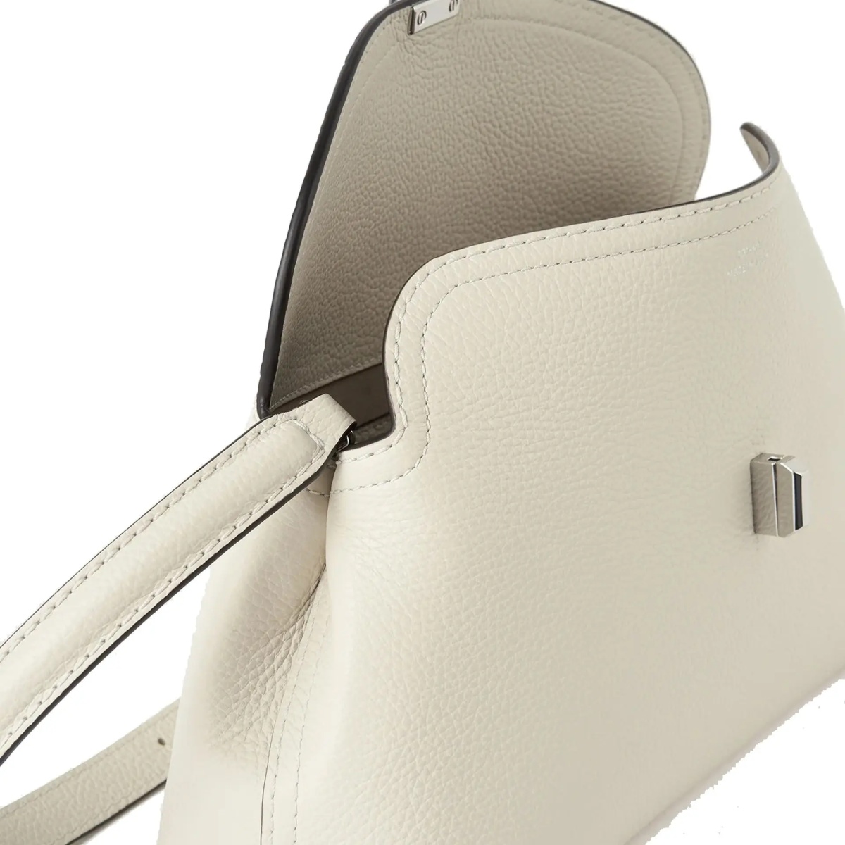 Geanta de mana TOTÊME TOTEME T-lock Leather Clutch Bag - Img 3