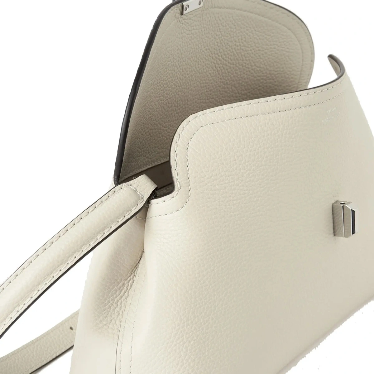 Geanta de mana TOTÊME TOTEME T-lock Leather Clutch Bag - Img 3