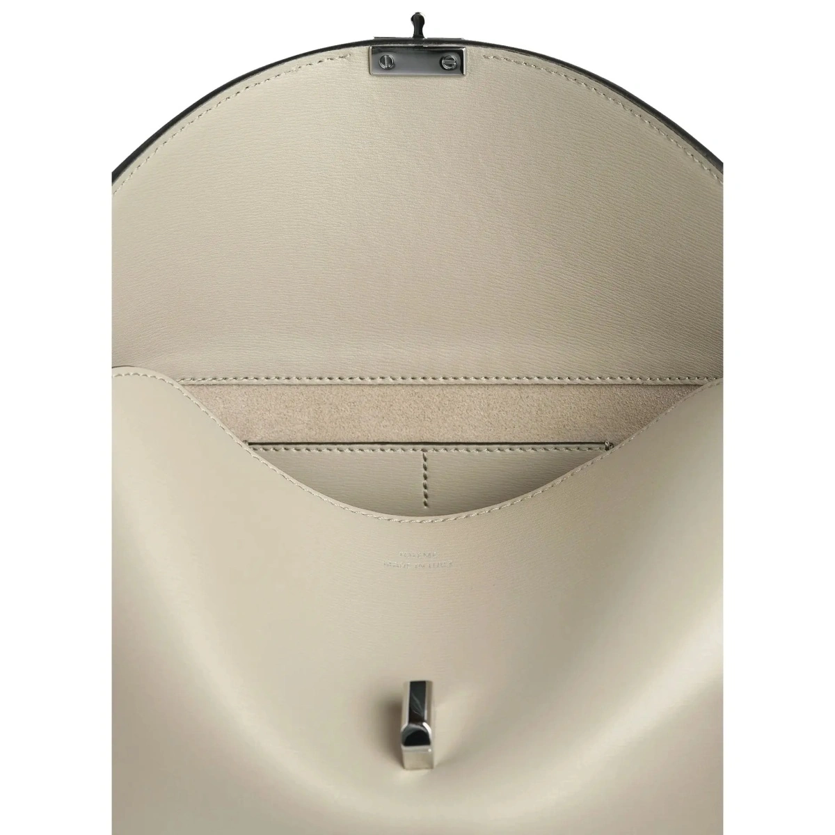 Geanta de mana TOTÊME TOTEME T-lock Leather Clutch Bag - Img 3