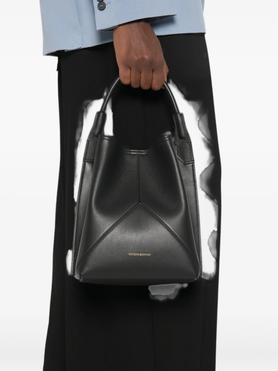 Geanta de mana Victoria Beckham neagra din piele - Img 2