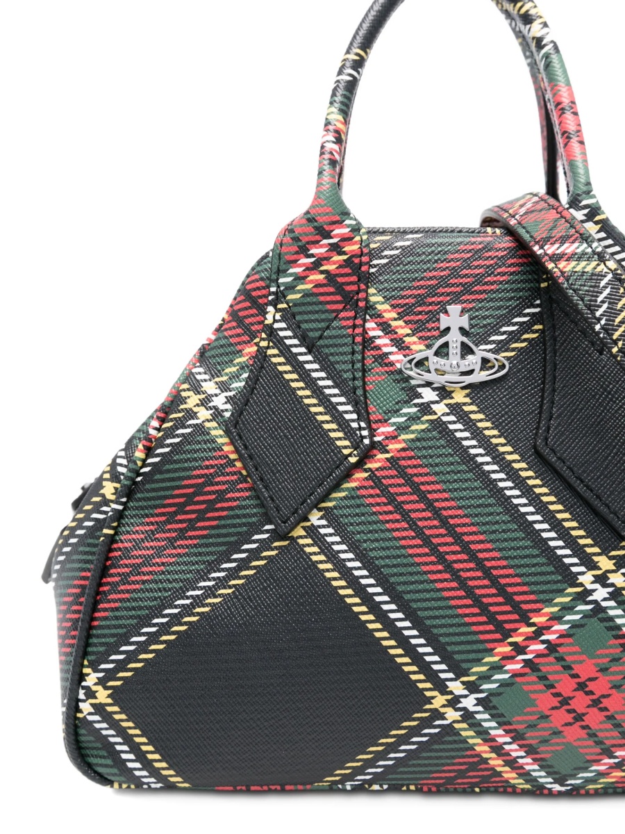 Geanta de mana Vivienne Westwood neagra din poliuretan - Img 4