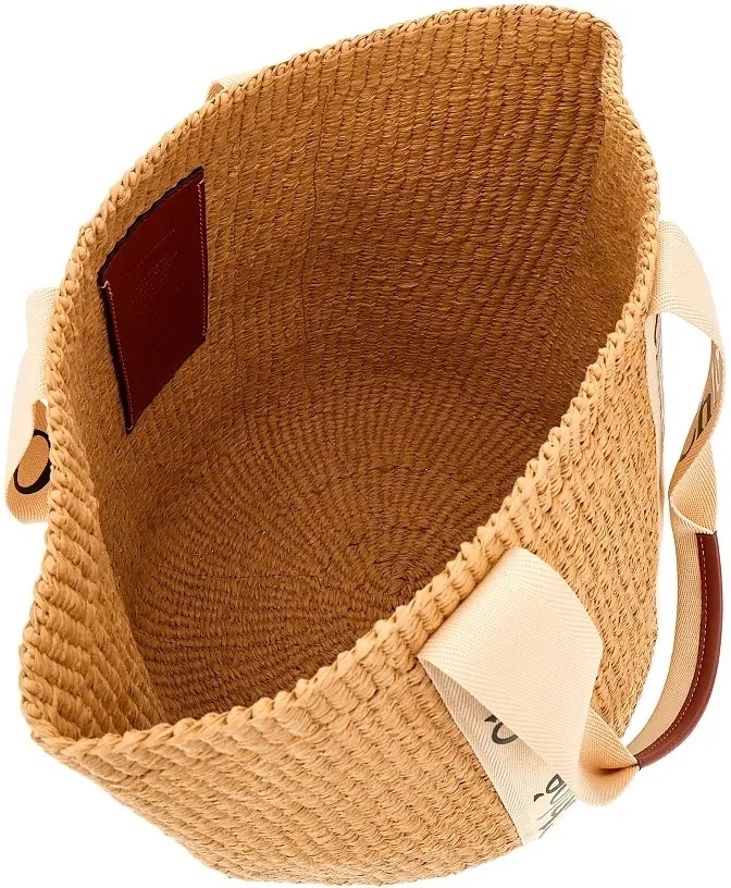 Geanta de mana 'Woody' large basket bag - Img 3