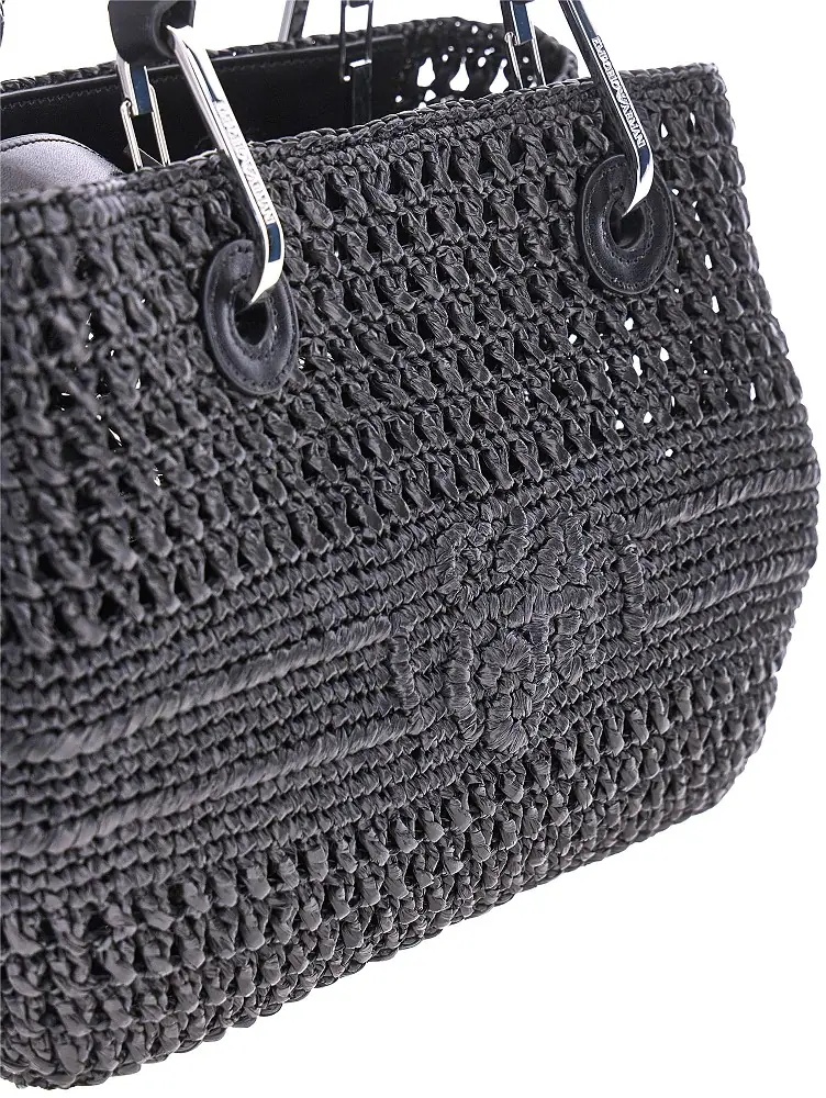 Geanta de mana Woven raffia small MyEA Bag - Img 4